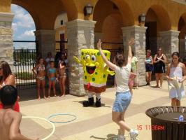 SpongeBob by the Pool